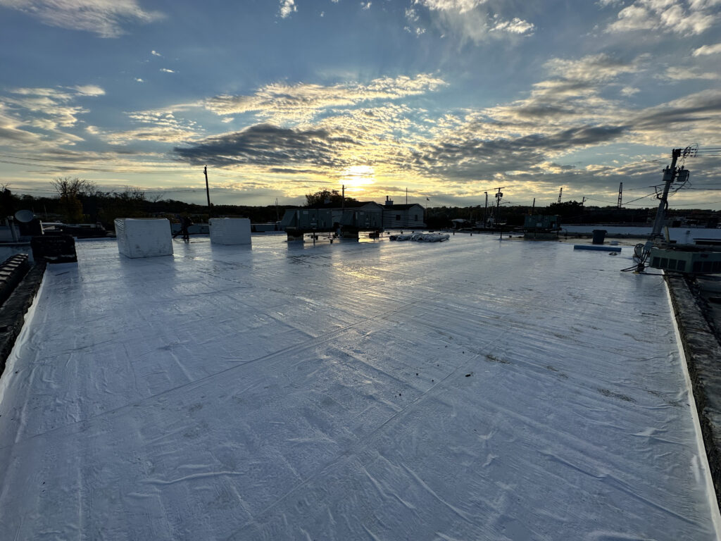 Flat Roof Hail Damage Repair in Glen Cove, NY