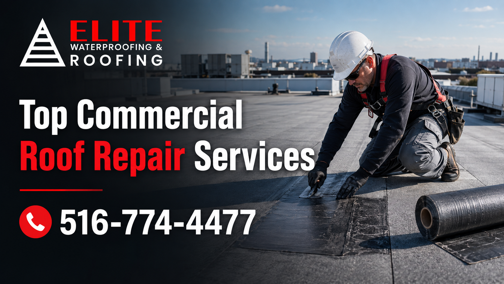 Top Commercial Roof Repair Services Near Me in Glen Cove, NY – Trusted Solutions from Elite Roofing & Waterproofing