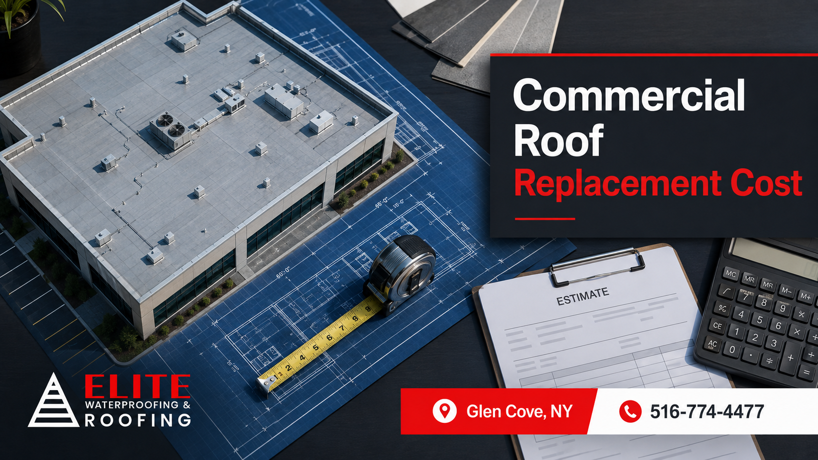Commercial Roof Replacement Cost Near Me in Glen Cove, NY – Affordable Roofing Solutions by Elite Roofing & Waterproofing