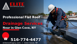 Professional Flat Roof Drainage Services Near in Glen Cove, NY – Protect Your Property with Elite Roofing & Waterproofing