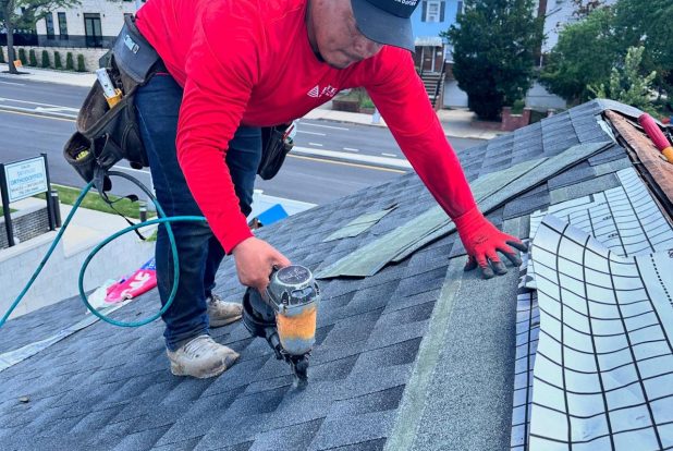 residential roof repair on Queens home , NYC
